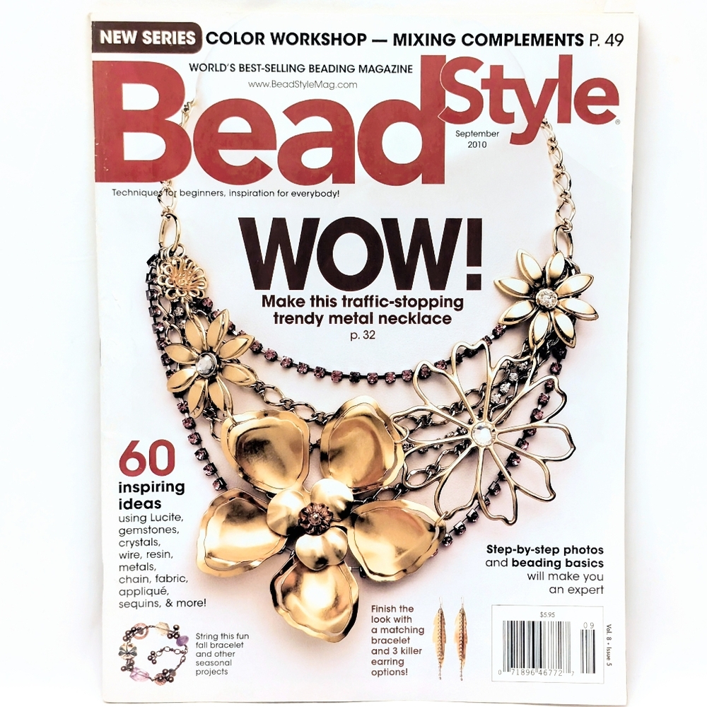Bead Style Magazine – September 2010 – Mixing Complements Color Workshop